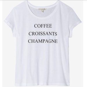 EUC! Express One Eleven Coffee Graphic Boxy Tee